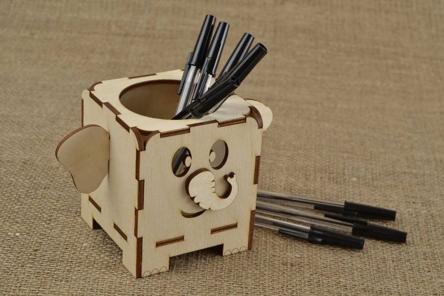 Подставка для канцелярии "Слоник" 2031 фото