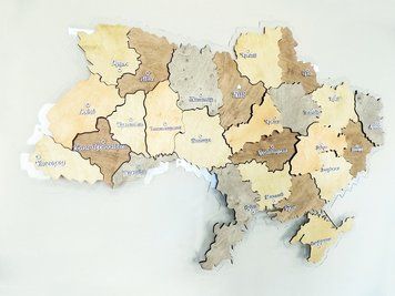 Карта Украины с подсветкой 5850 фото